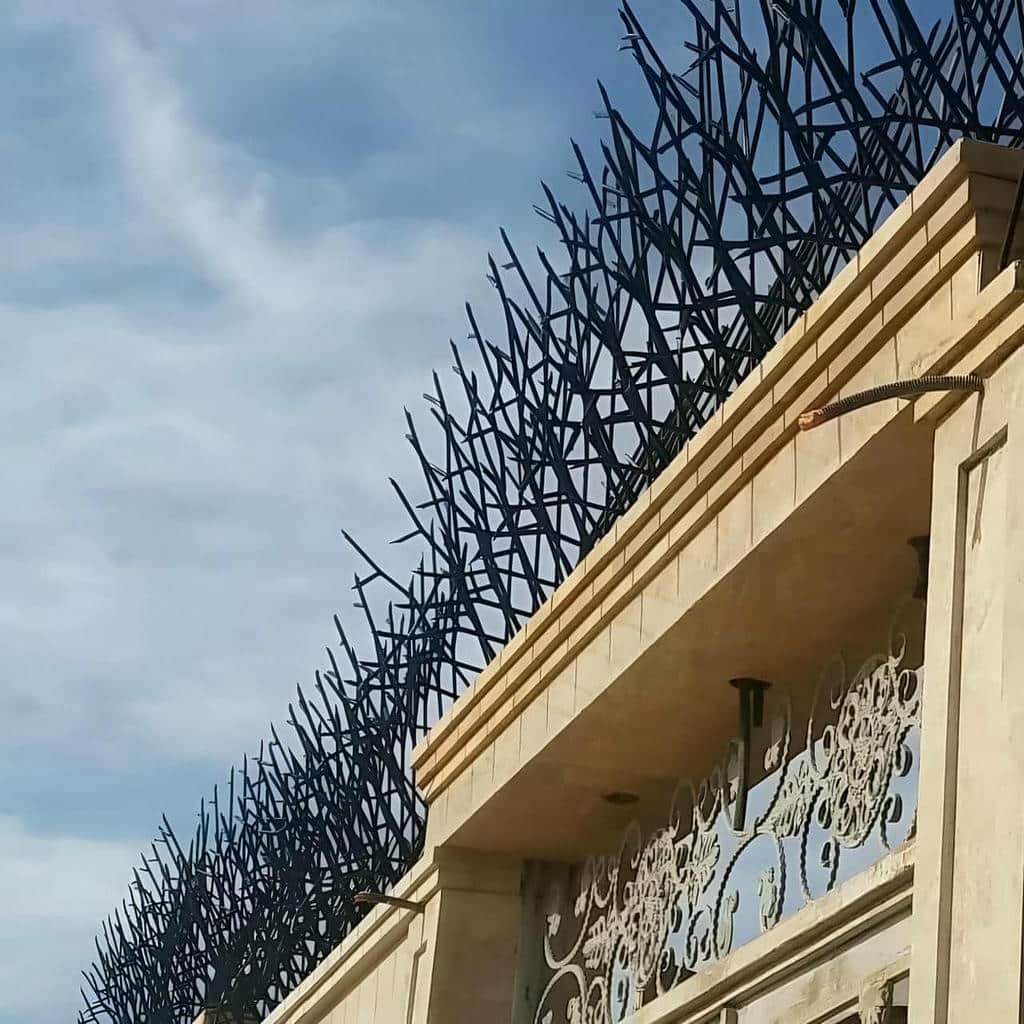 fence-wall-protection-deer-antler-spear-abd مشخصات فنی حفاظ شاخ گوزنی