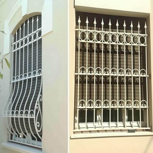window-guard-iron-fence-wrought-iron-fh عکس مدل های حفاظ پنجره