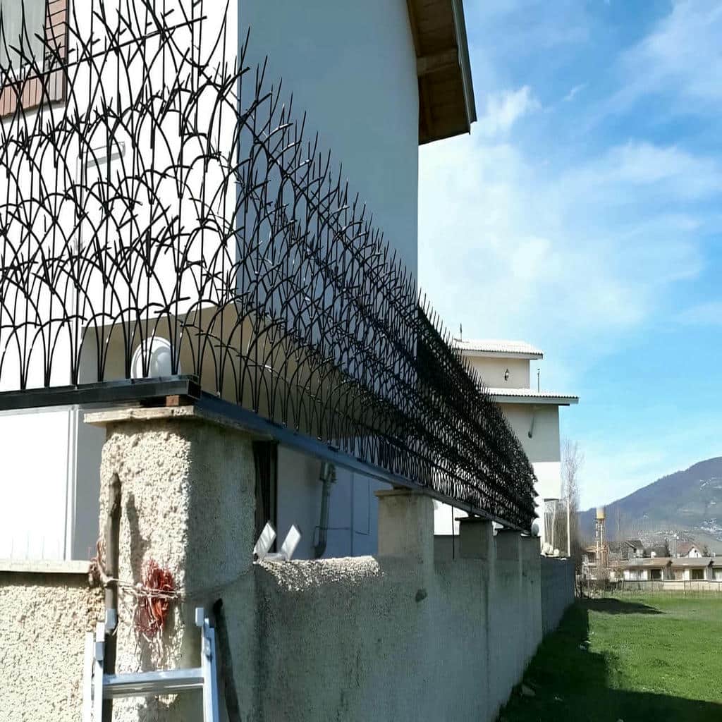 fence-wall-protection-deer-antler-spear-zb نصب حفاظ شاخ گوزنی