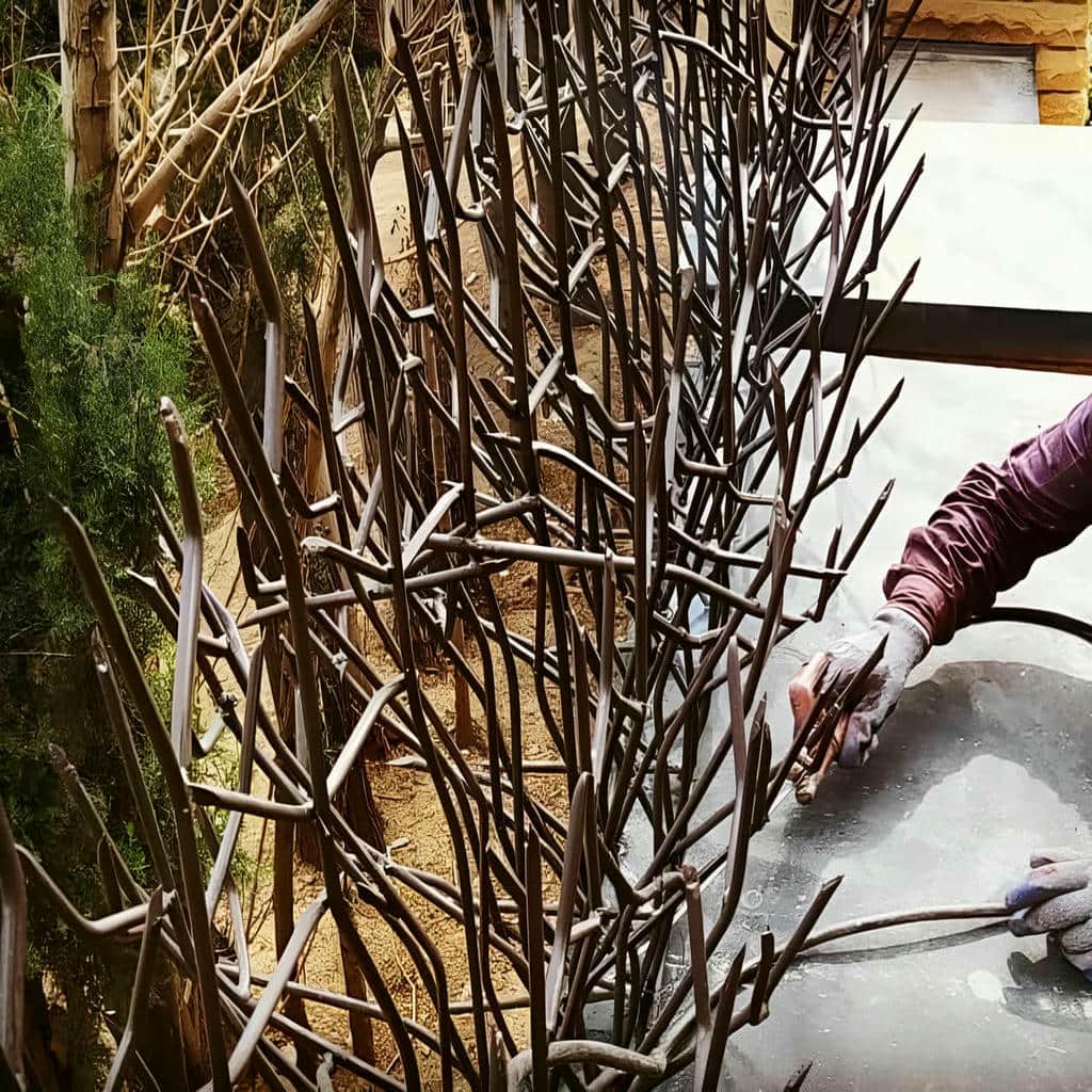 fence-wall-protection-deer-antler-spear-zc خرید حفاظ شاخ گوزنی