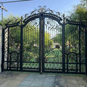 درب حیاط آهنی جدید و ارزان