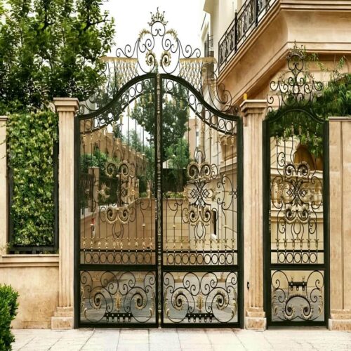 villa-door-wrought-iron-ju خرید درب ویلایی فرفورژه لوکس