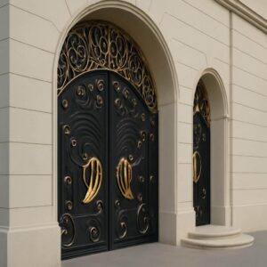 درب فرفورژه مدل پروانه لوکس