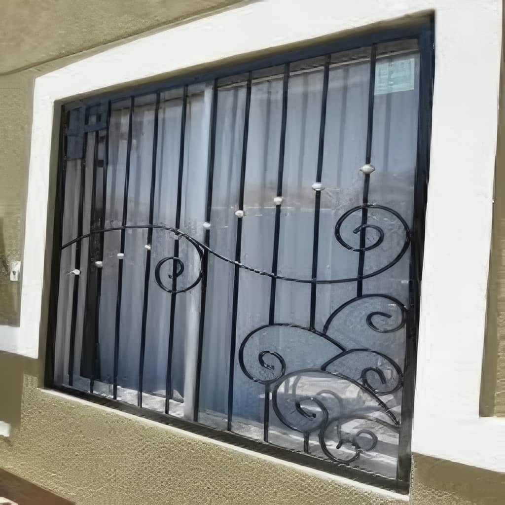 نصب حفاظ پنجره مدرن مربعی در اراک