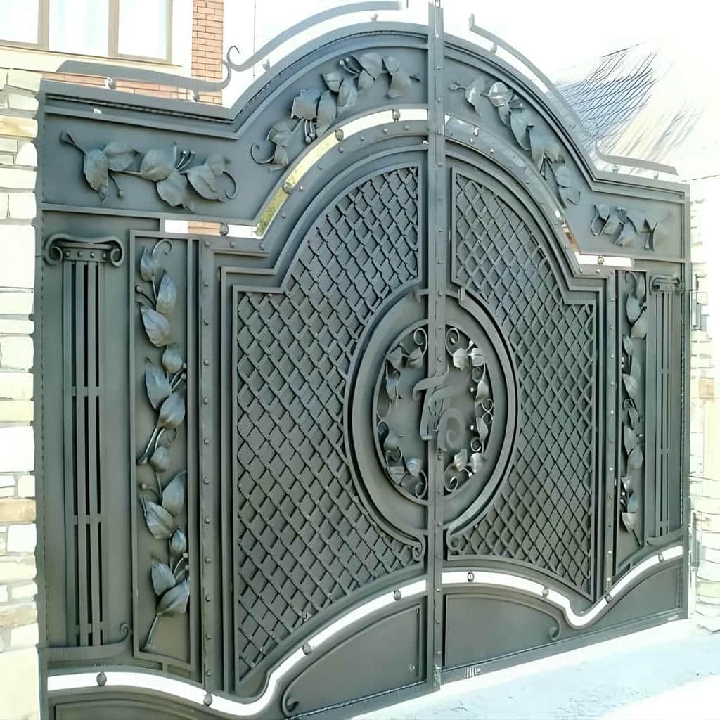 کارخانه درب حیاط رنگ کوره ای در خرم آباد