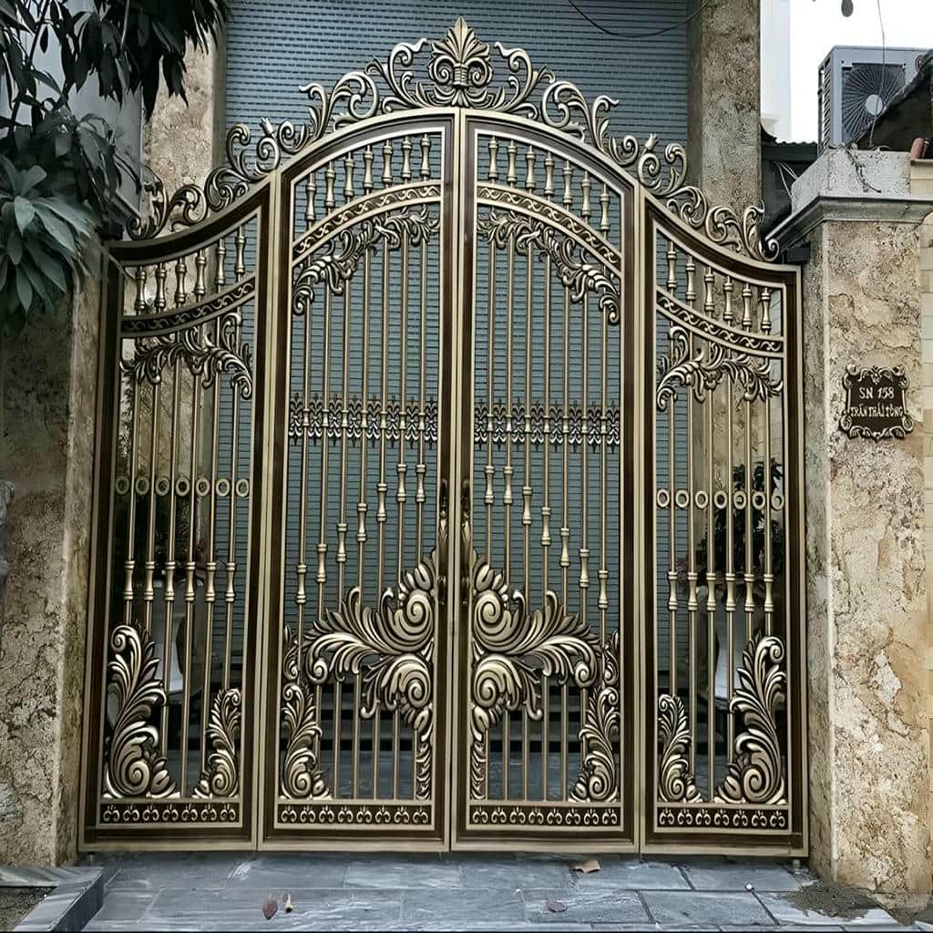 کارخانه درب حیاط رنگ کوره ای در نیشابور