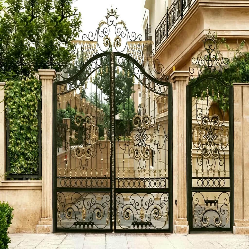 فروش درب حیاط پروفیل سنگین در آبسرد