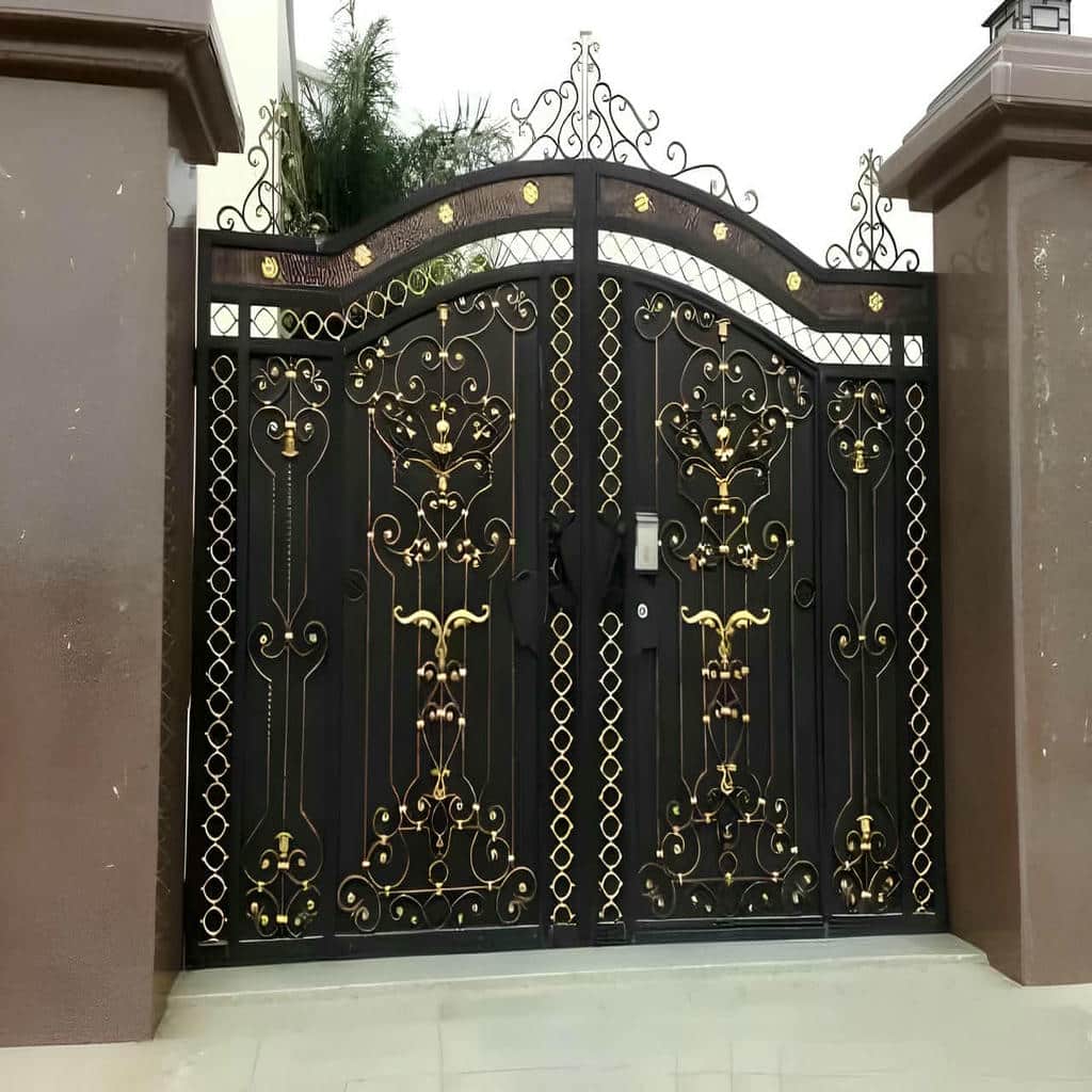 کارخانه درب حیاط رنگ کوره ای در یزد
