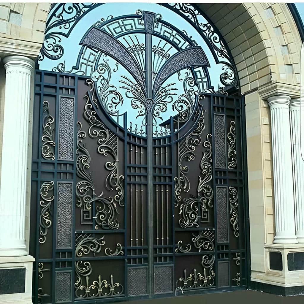 خرید درب حیاط فرفورژه کلاسیک در استان خوزستان