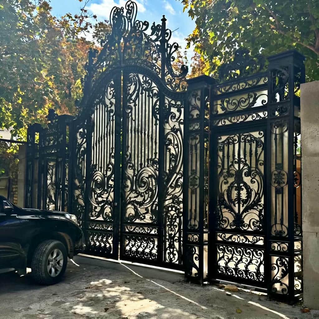 کارخانه درب حیاط رنگ کوره ای در فردیس کرج