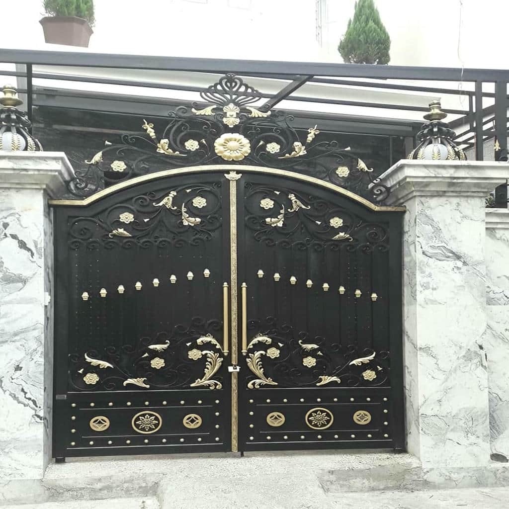 فروش درب حیاط پروفیل سنگین در سنندج