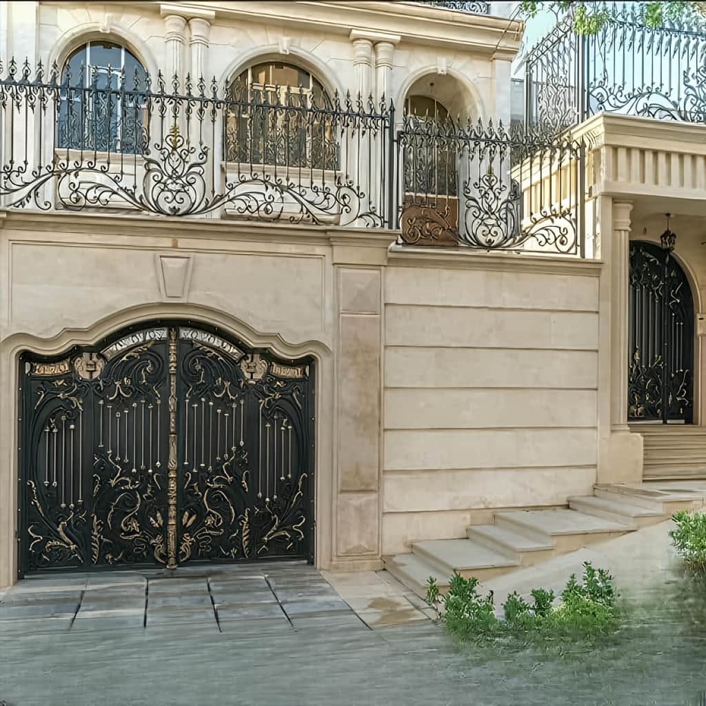 درب حیاط در بومهن
