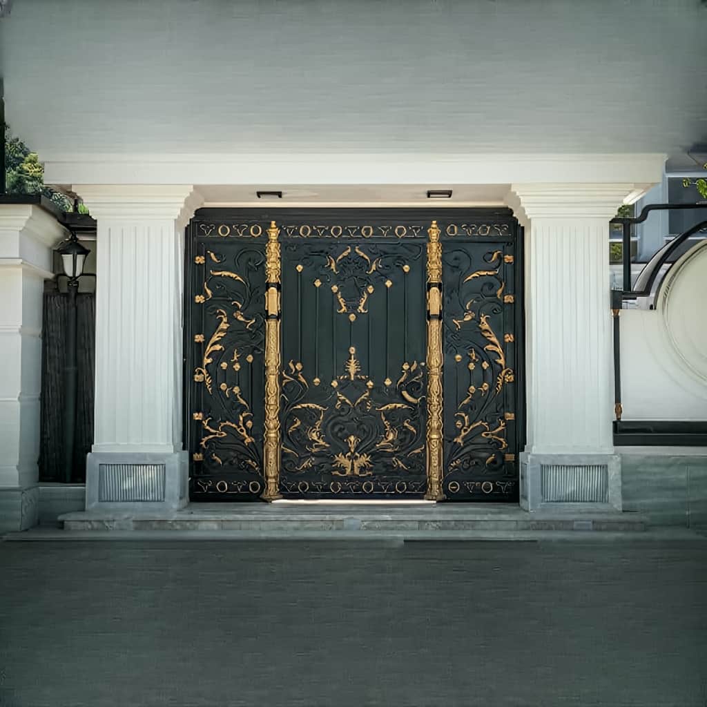 خرید درب حیاط فرفورژه کلاسیک در فردیس کرج