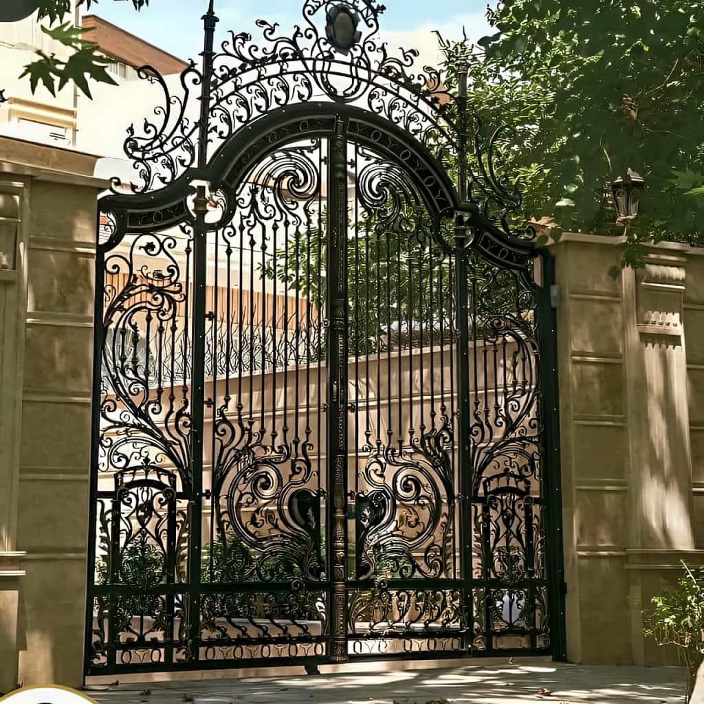 فروش درب حیاط پروفیل سنگین در همدان