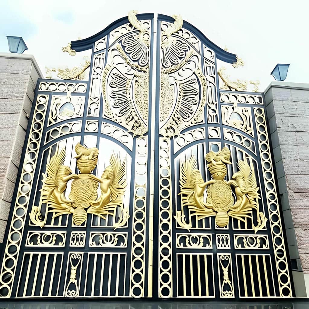 خرید درب حیاط فرفورژه کلاسیک در دماوند