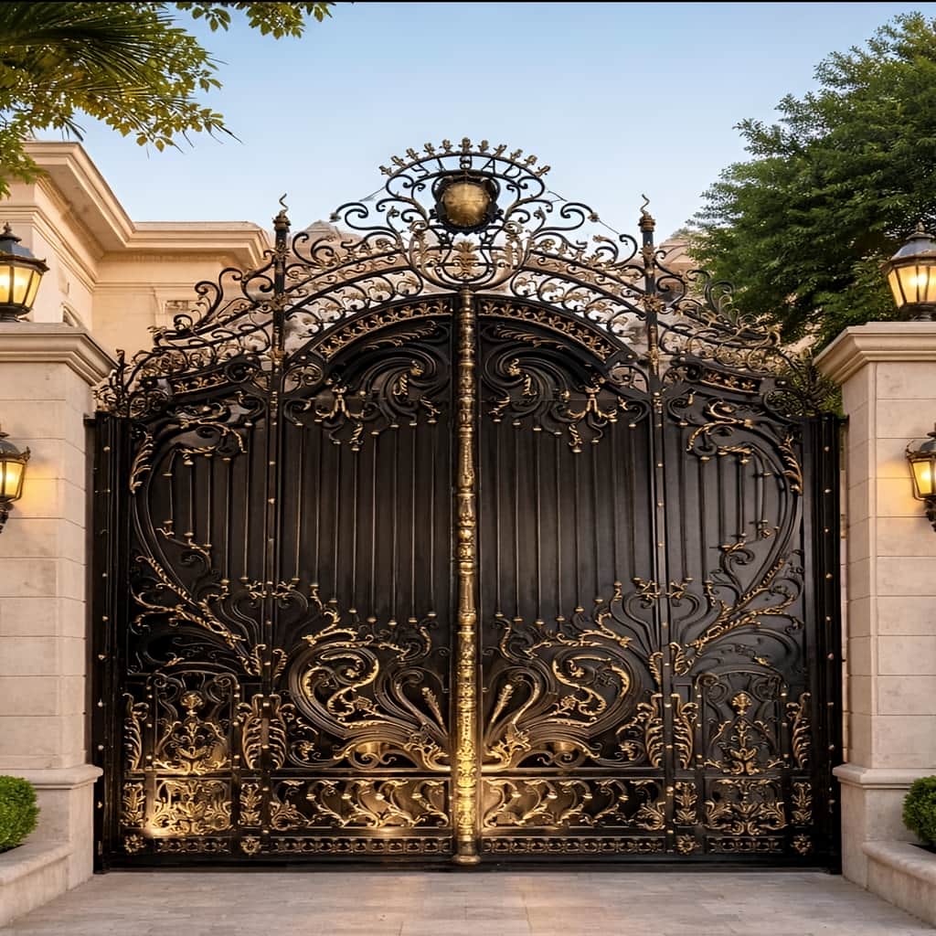 درب حیاط در آبادان