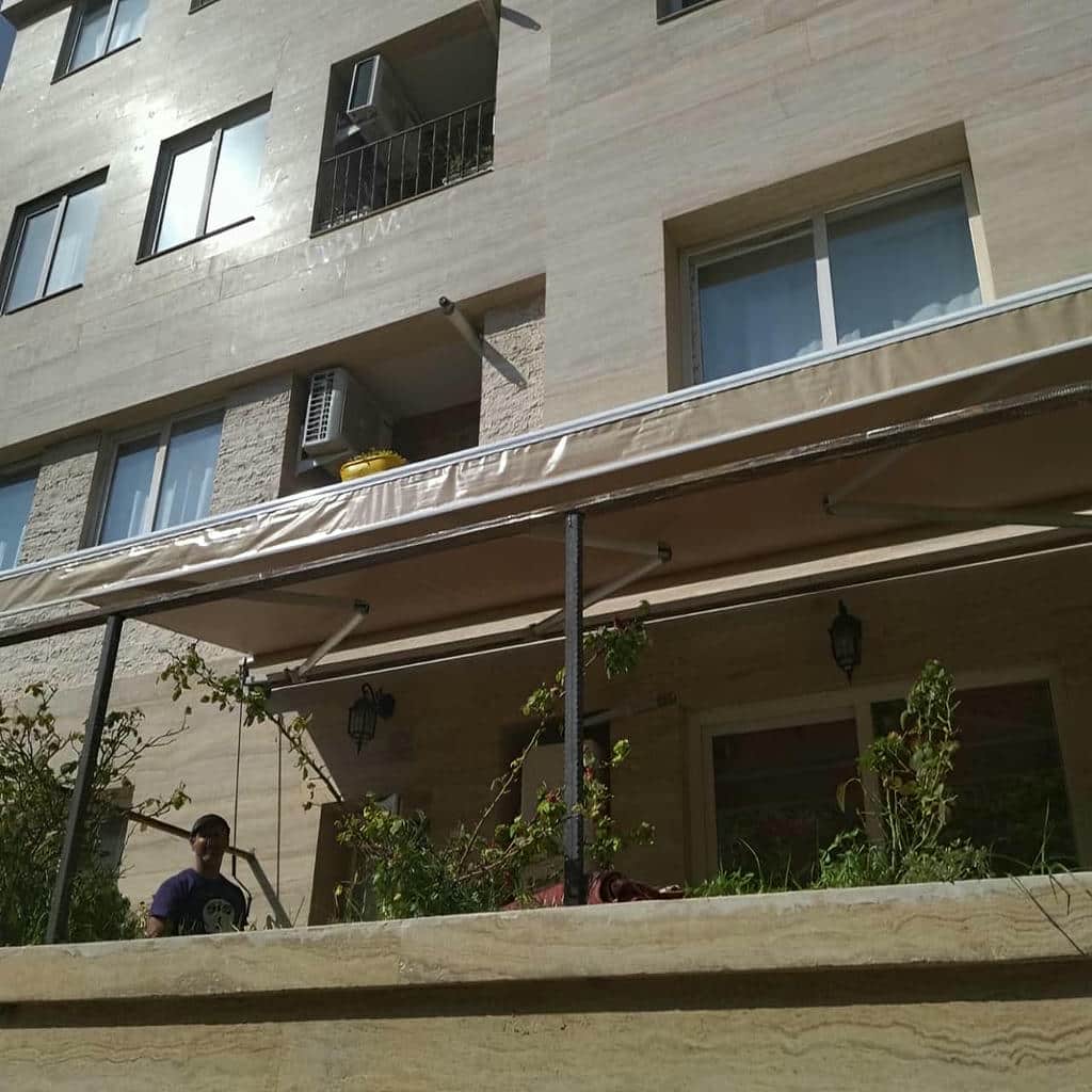 سایبان برقی در لواسان