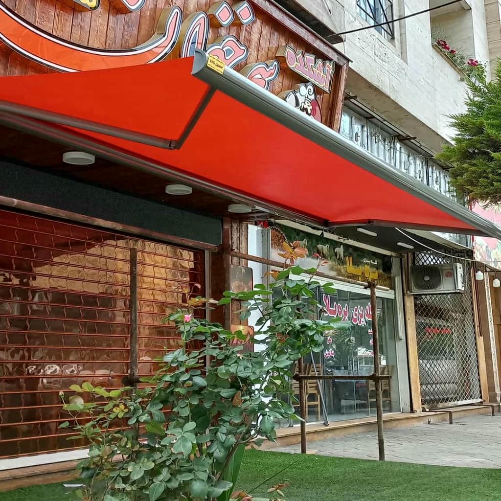فروش سایبان برقی موتور قدرتمند در همدان