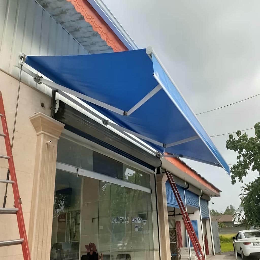 کارخانه سایبان برقی سازه فلزی در اردبیل