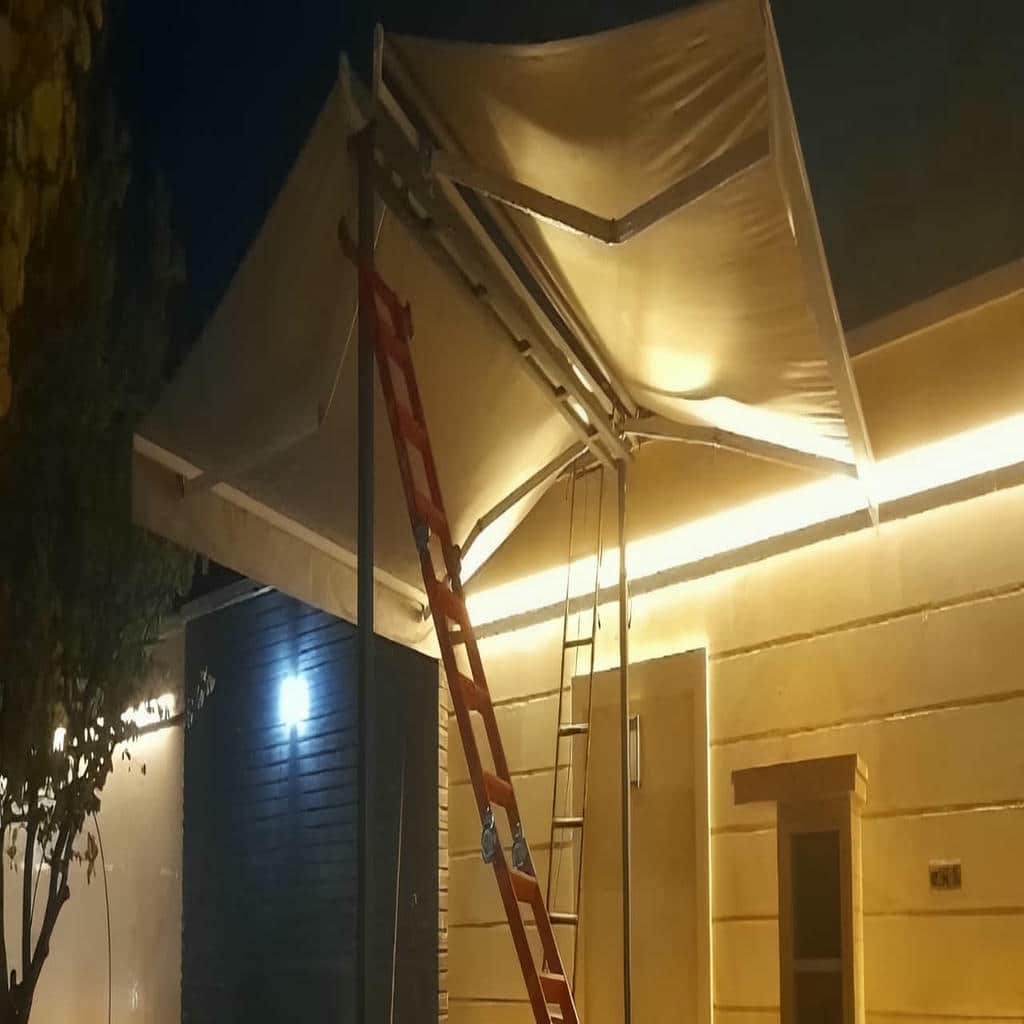 خرید سایبان برقی مناسب تراس در محمدشهر