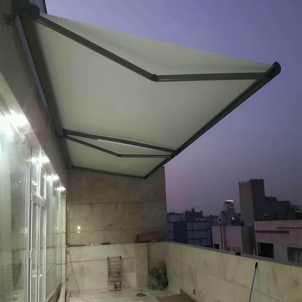 سایبان برقی در بندر لنگه