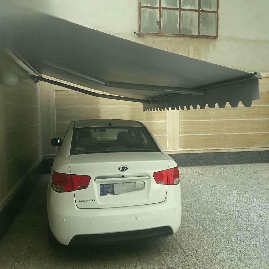سایبان برقی در یزد