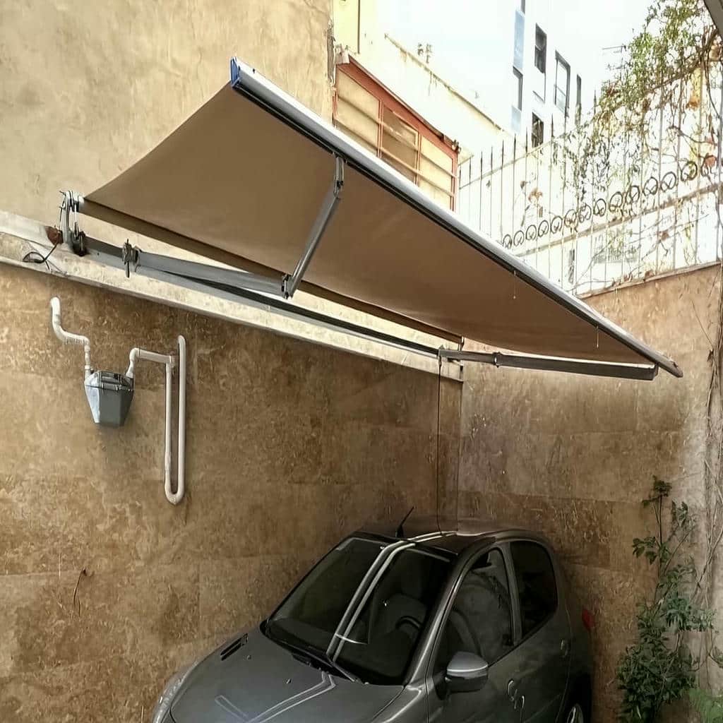 خرید سایبان برقی بازو تقویت‌شده در محمودآباد