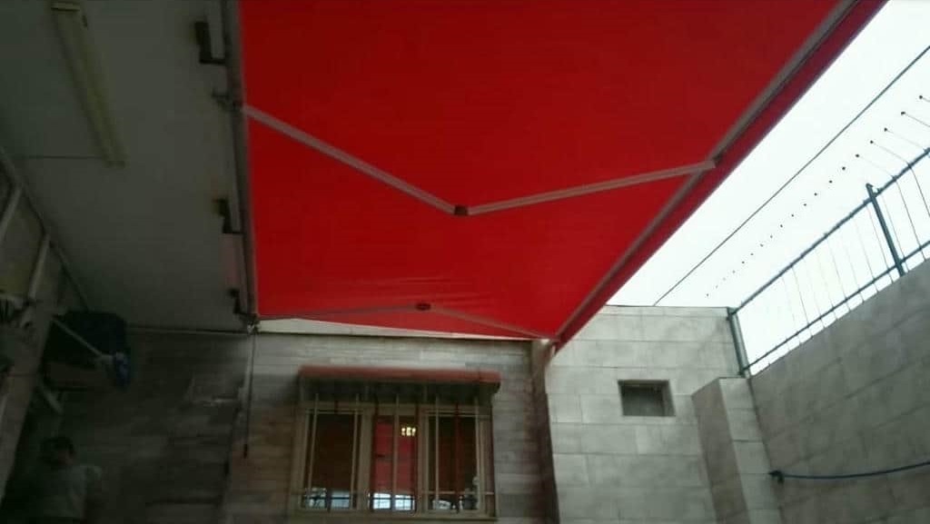 خرید سایبان برقی بازو تقویت‌شده در تبریز