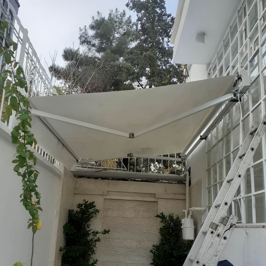 قیمت سایبان برقی پارچه ضدآب در سمنان