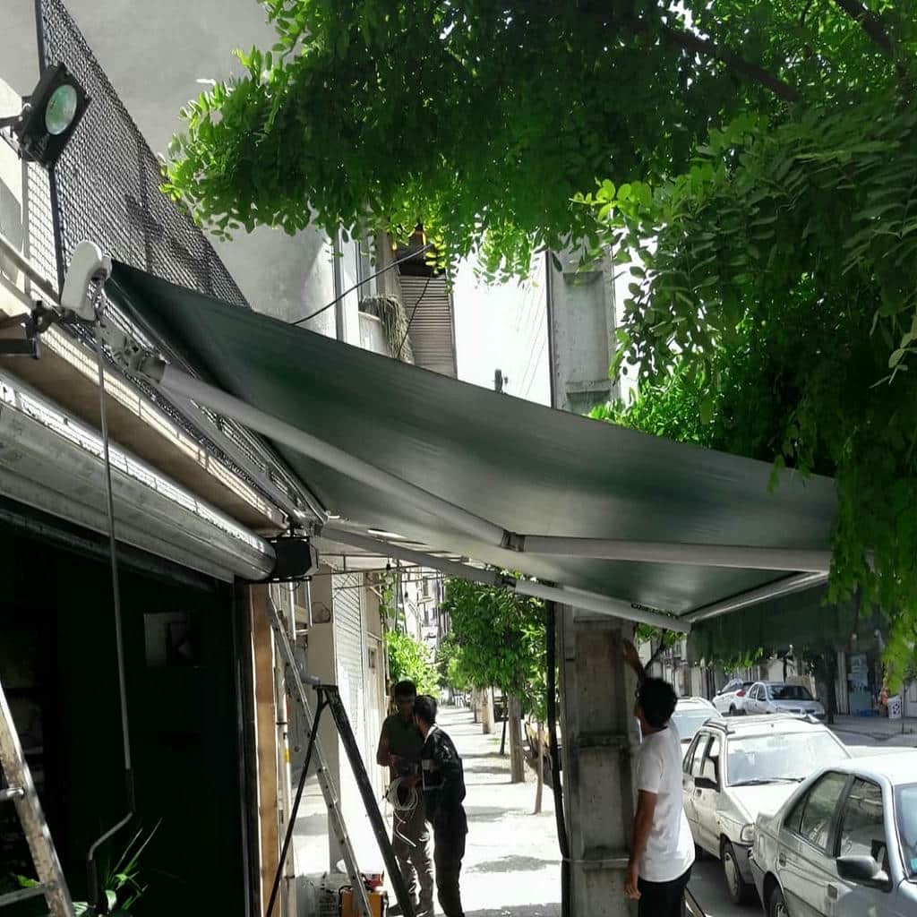 فروش سایبان برقی فضای بیرونی در بندر بوشهر