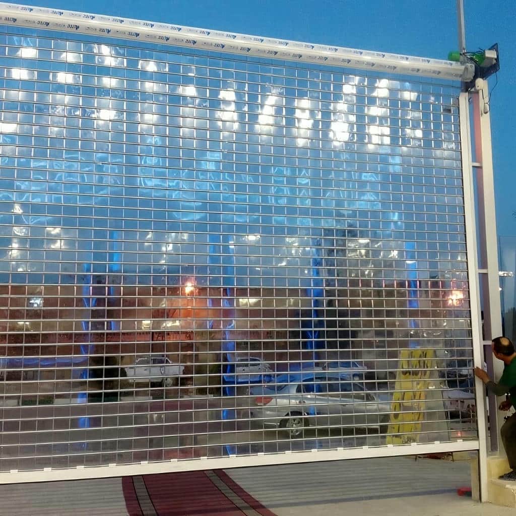 نصب کرکره برقی نمای هماهنگ در فشم