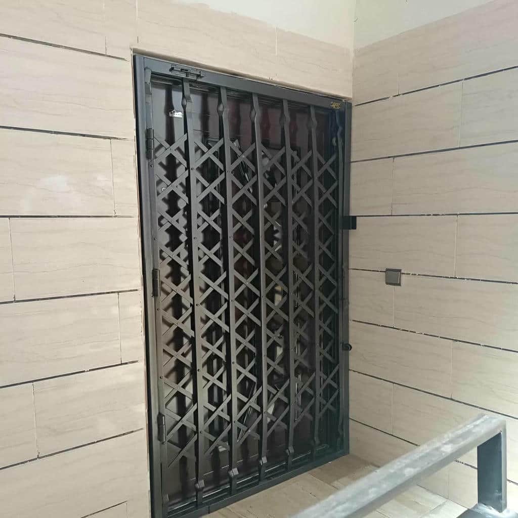 قیمت درب آکاردئونی فلزی تسمه تقویت شده در عظیمیه کرج