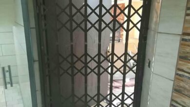درب آکاردئونی فلزی در رشت