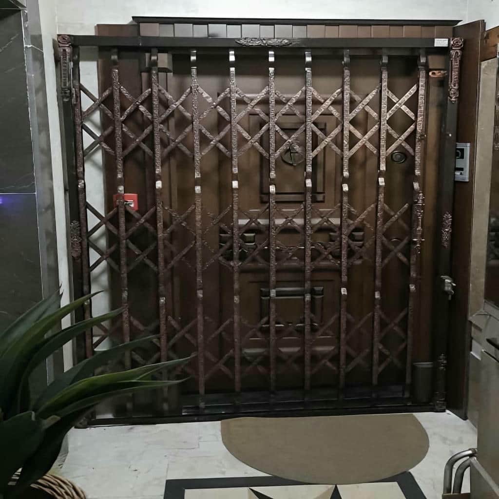 درب آکاردئونی فلزی در نوشهر