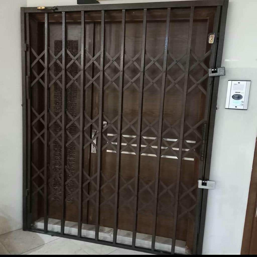 کارخانه درب آکاردئونی فلزی قفل مخفی در یاسوج