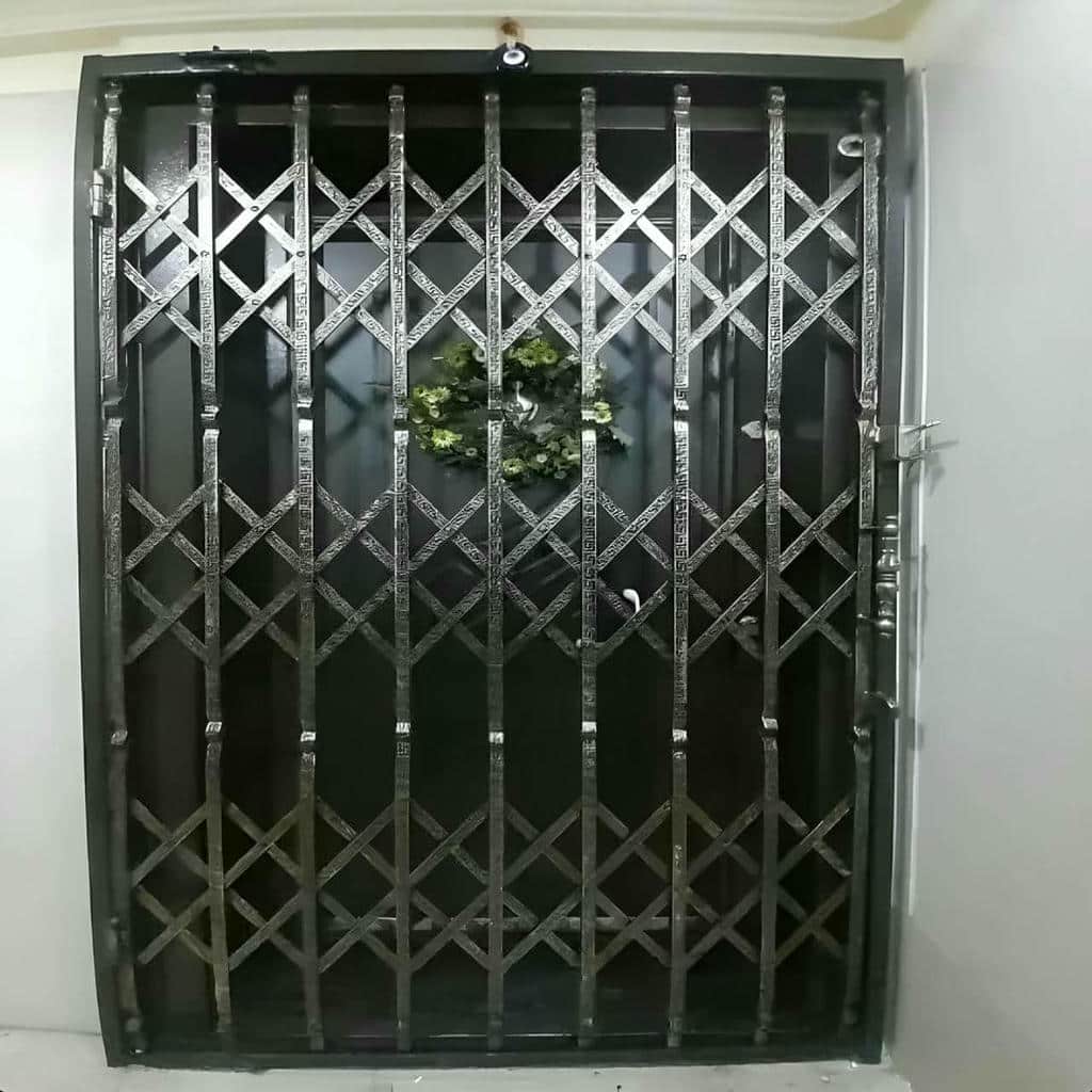 قیمت درب آکاردئونی فلزی سه گل در سبزوار