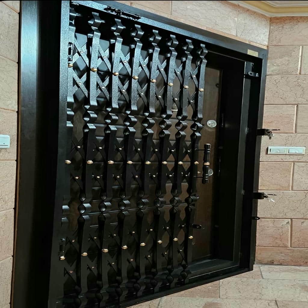 نصب درب آکاردئونی فلزی چهارگل در سبزوار