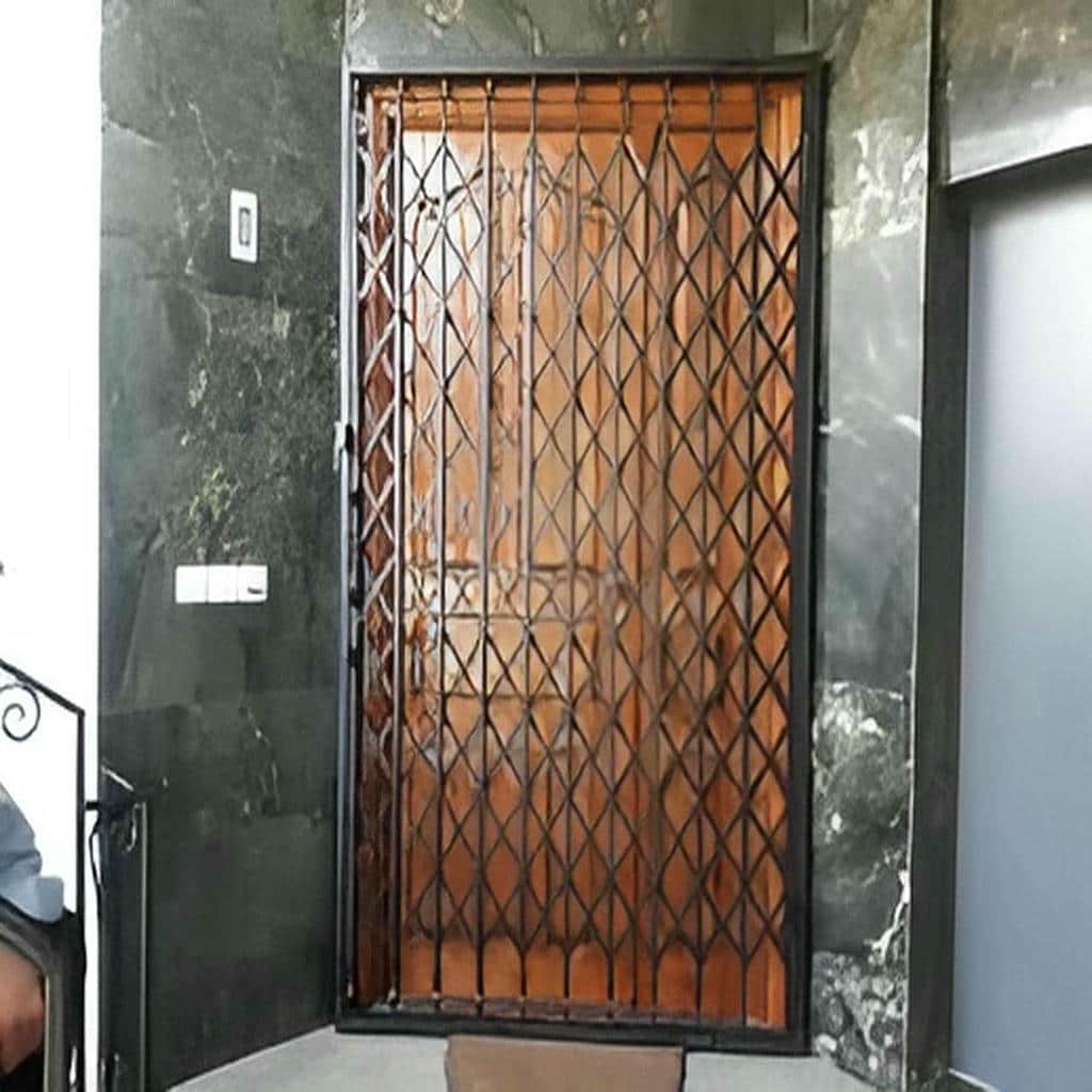 خرید درب آکاردئونی فلزی دوگل در بومهن