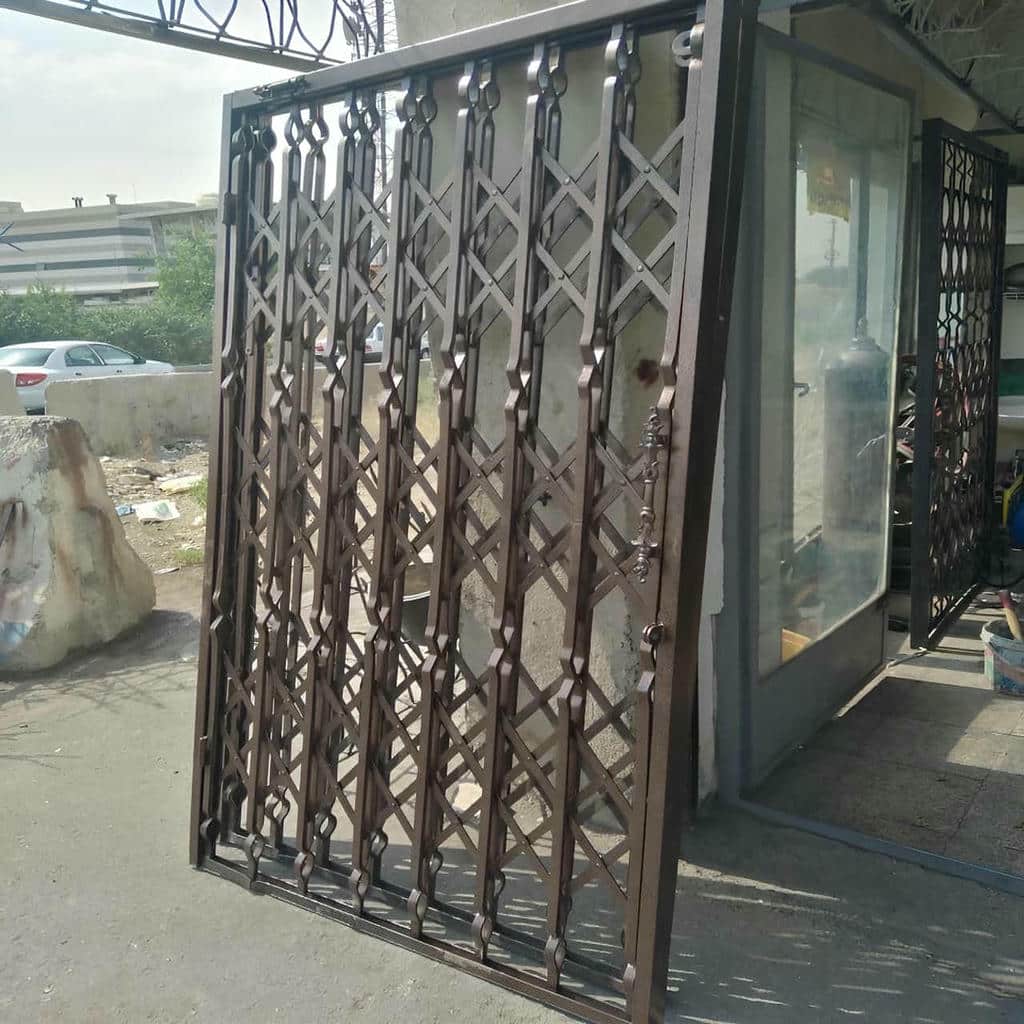 خرید درب آکاردئونی فلزی ضدبرش در یاسوج