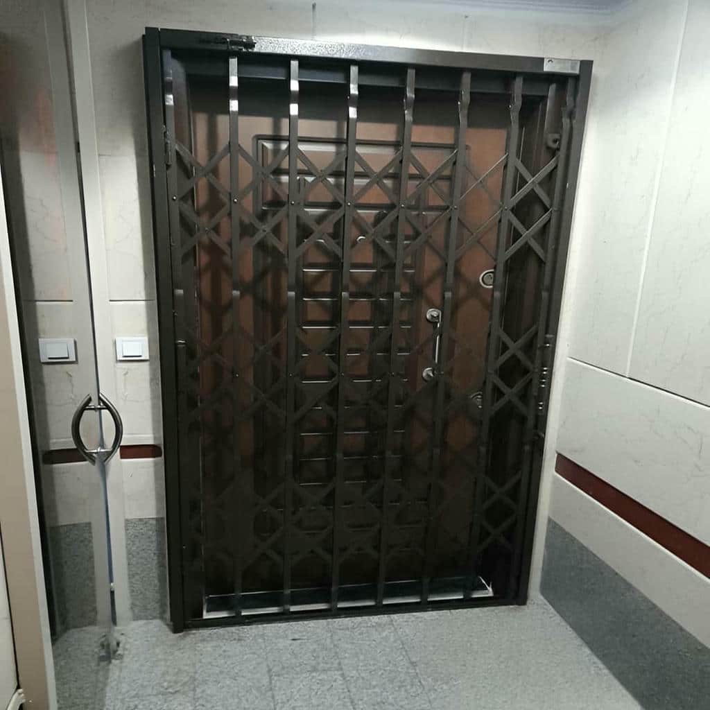 خرید درب آکاردئونی فلزی دوگل در کرج