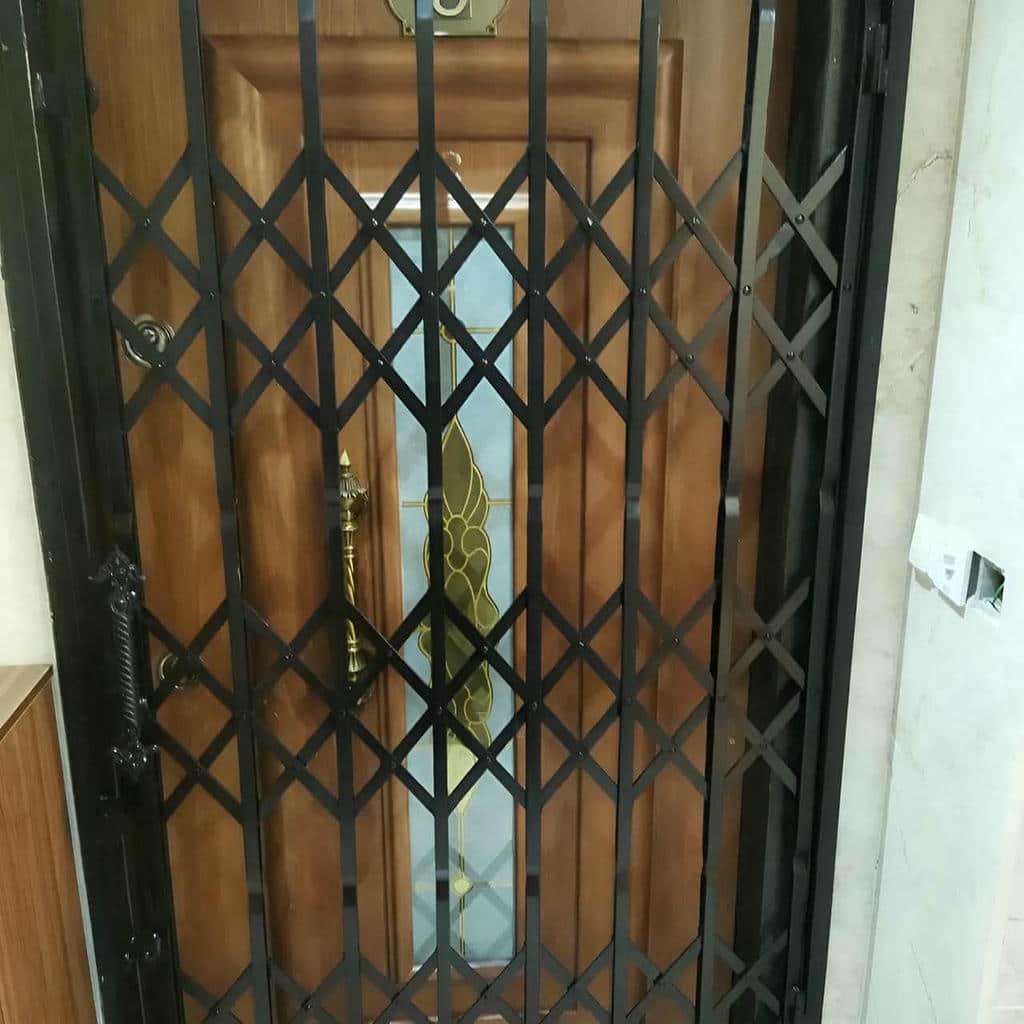 فروش درب آکاردئونی فلزی تمام گل در نوشهر