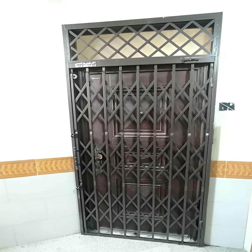 خرید درب آکاردئونی فلزی دوگل در قشم