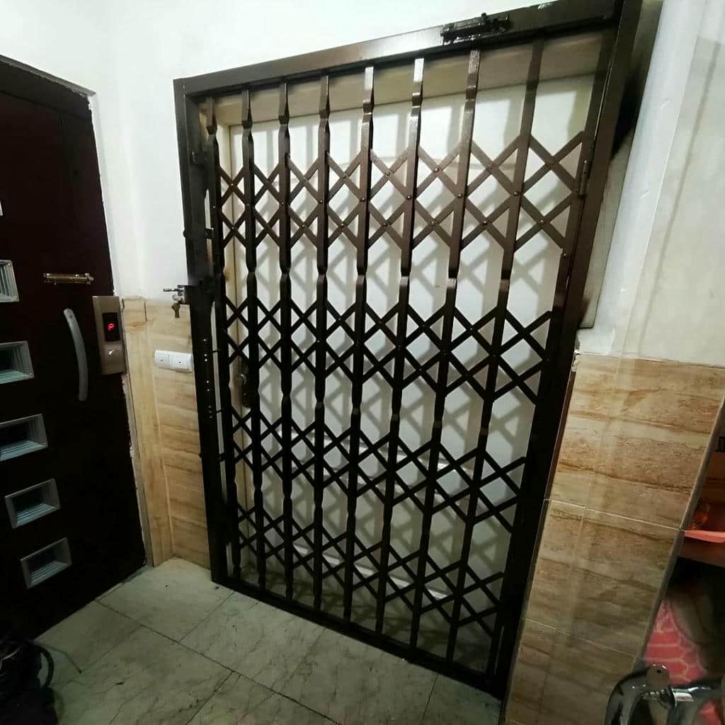 فروش درب آکاردئونی فلزی تمام گل در فردیس کرج