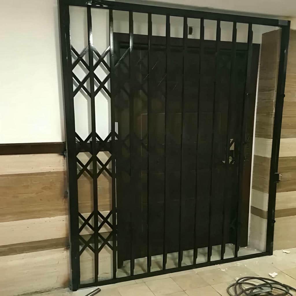 درب آکاردئونی فلزی در اراک