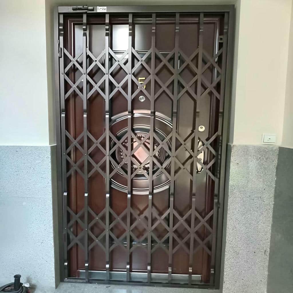 خرید درب آکاردئونی فلزی دوگل در اراک