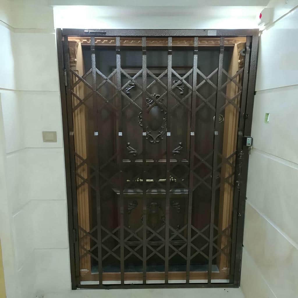 خرید درب آکاردئونی فلزی دوگل در اندیشه