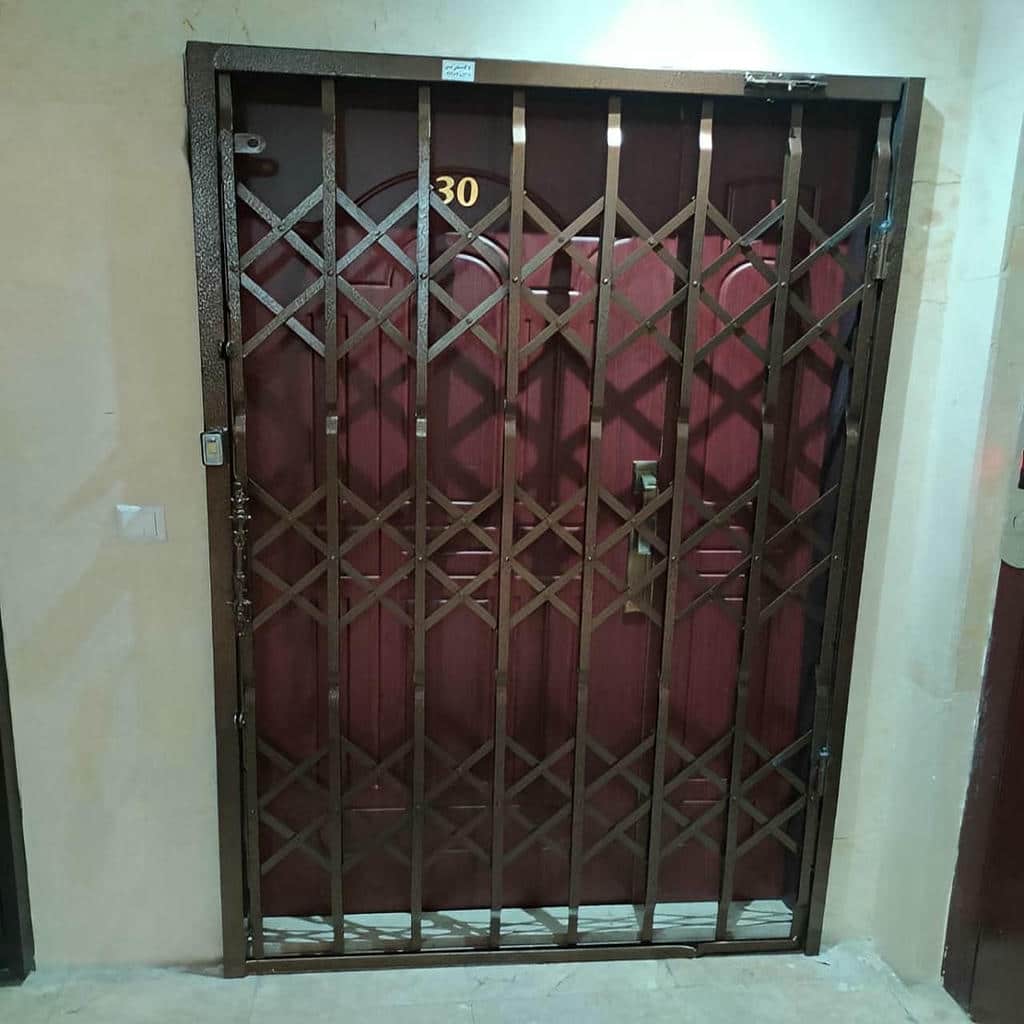 درب آکاردئونی فلزی در آمل