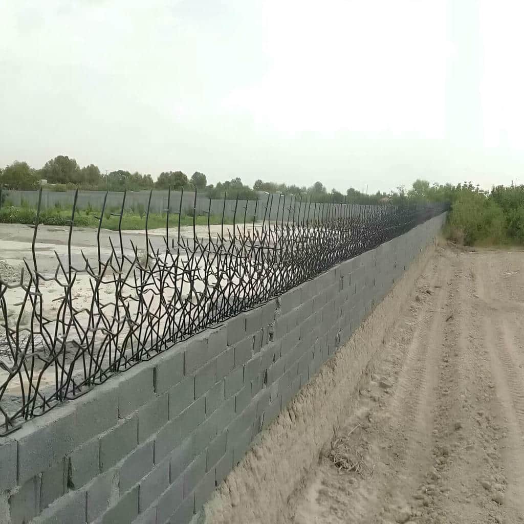 قیمت حفاظ شاخ گوزنی دیوار ساختمان تراکم فوق متراکم در محمودآباد