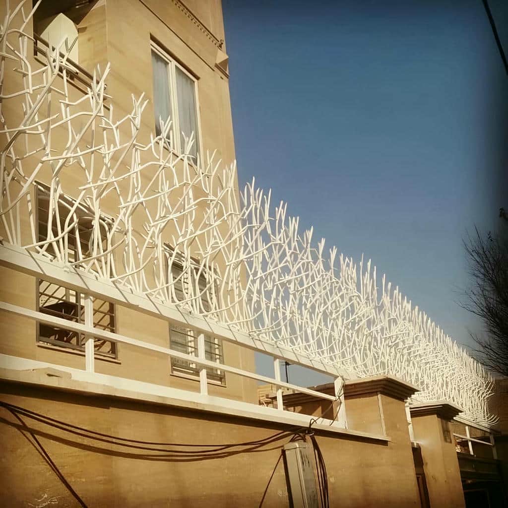 خرید حفاظ شاخ گوزنی دیوار ساختمان ضد زنگ در گرگان