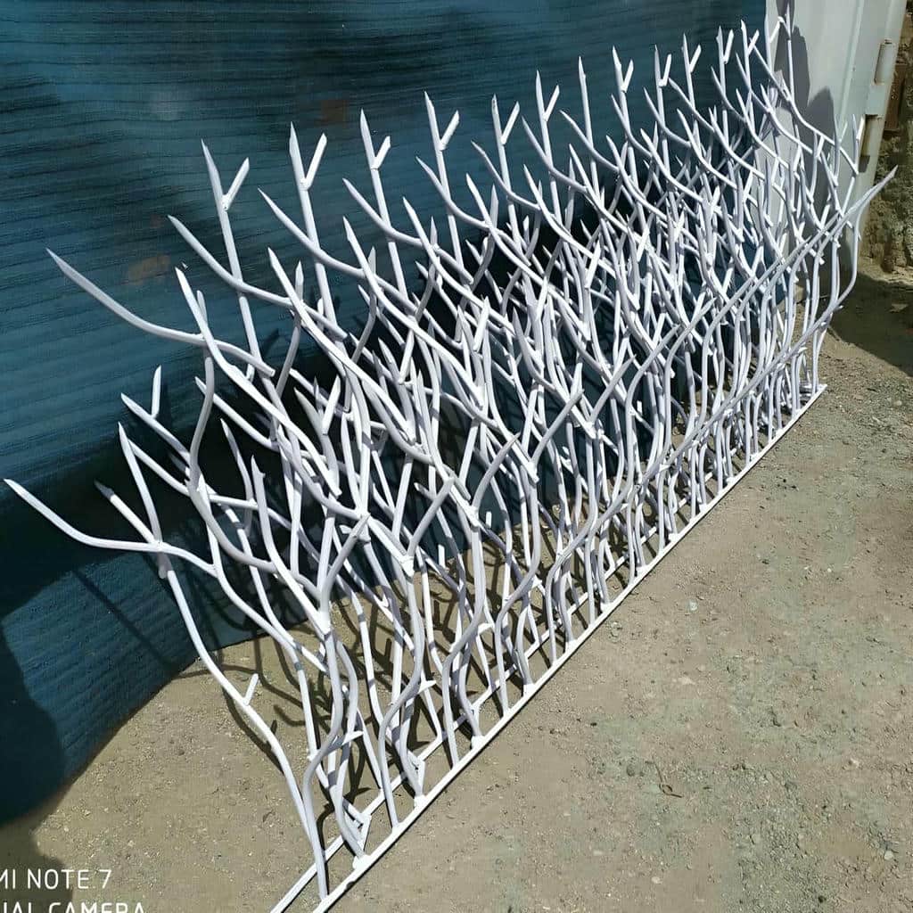 کارخانه حفاظ شاخ گوزنی دیوار ساختمان فولاد فرم پذیر در گنبدکاووس